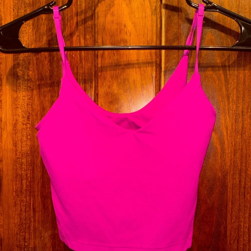 Lululemon Align Cropped Cami Tank - Ripened Raspberry - Picture 2 of 5